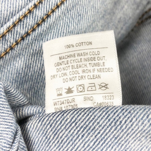 Hudson NWT Spliced Trucker Deconstructed Denim Jacket Patchwork Blue Distressed - Picture 7 of 8